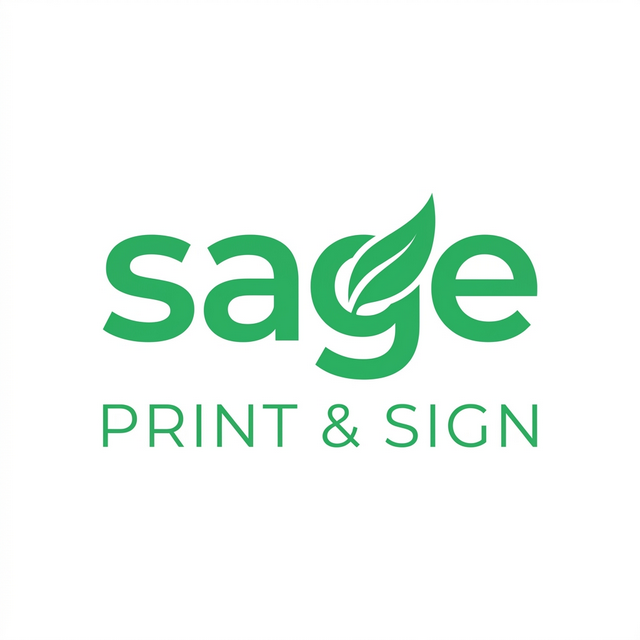 Sage Print & Sign