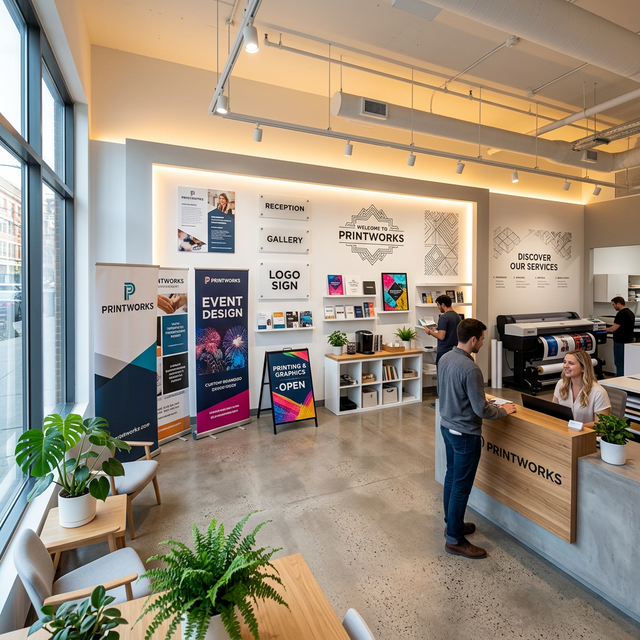 Sage Print & Sign showroom in Sherwood Park